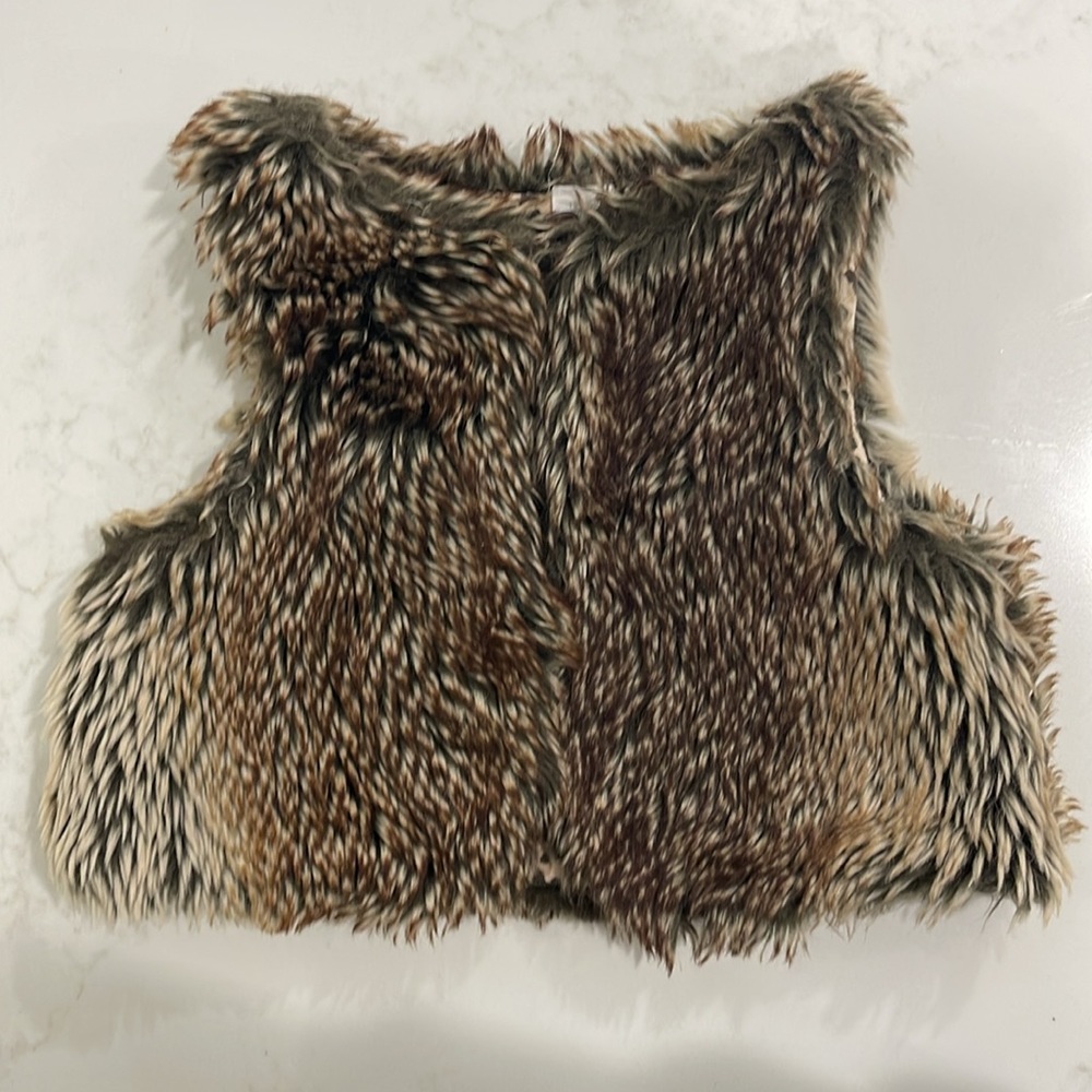Baby Girl Fur Vest
